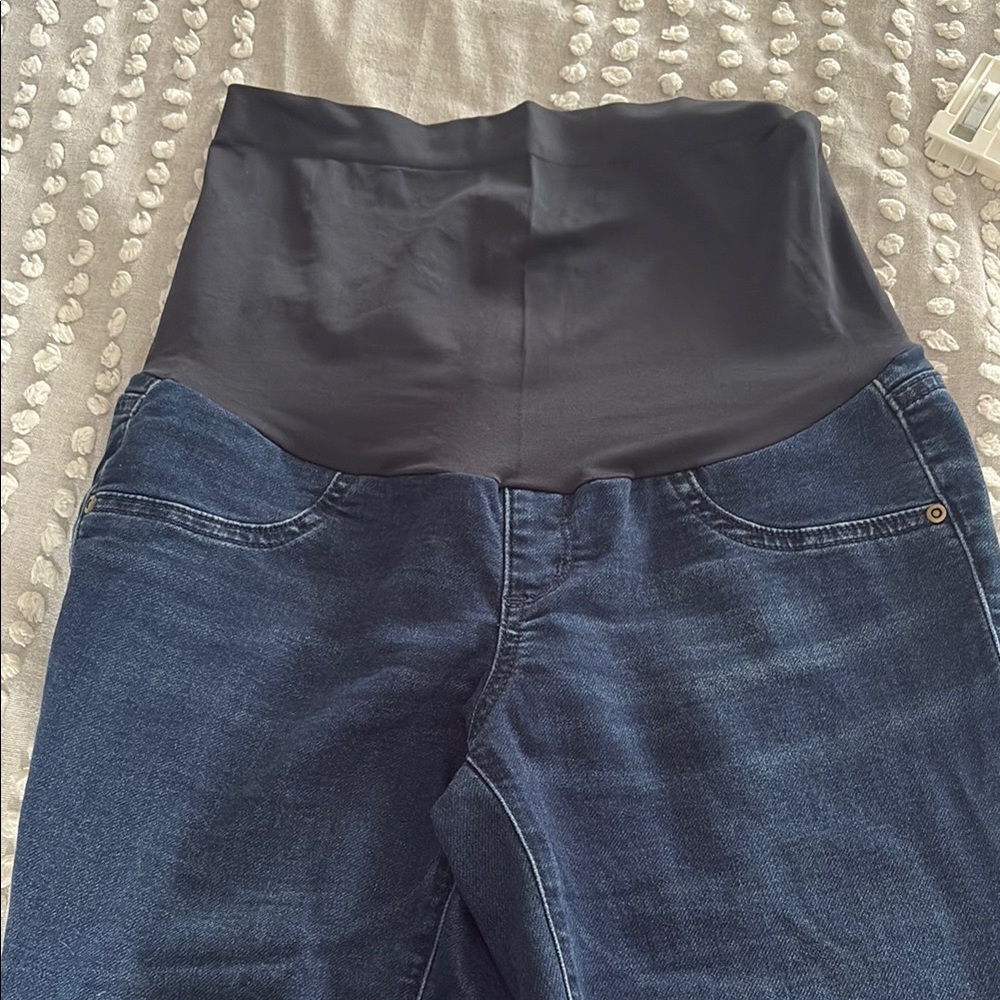 Sonoma Dark Blue Jeggings with Black Waistband